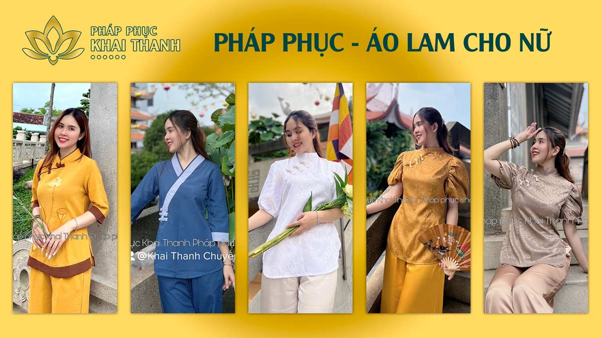 PHÁP PHỤC - ÁO LAM CHO NỮ